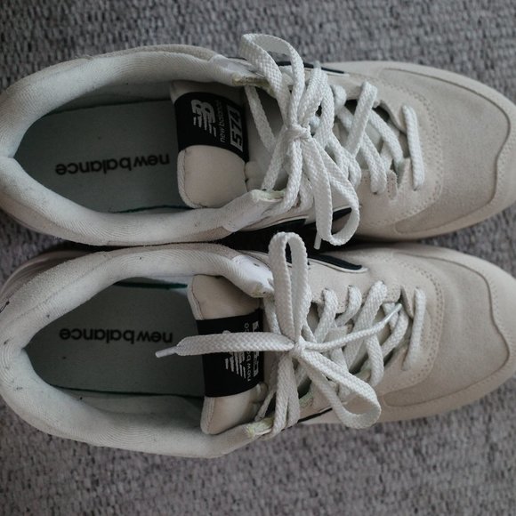 New Balance 574 White/Black/Gum Size 13 - Picture 6 of 6
